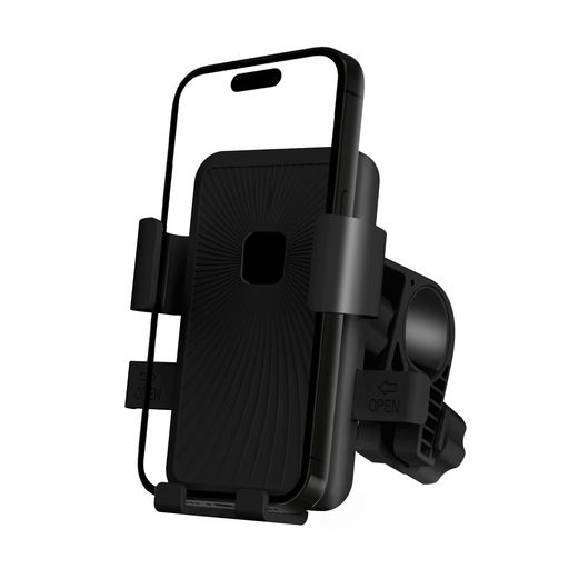 自転車スマホホルダー片手操作スマホホルダー自転車用スタンドロードバイクワンタッチスマートフォンホルダー携帯ホルダーオートバイバイク用360度回転脱落防止iPhone15i-phone14/13/12android(4)