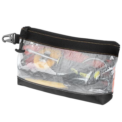 FRETONBA工具バッグ小型ツールバッグ静電気防止・防水工具入れポーチ透明工具収納電工腰袋携帯便利ガジ..