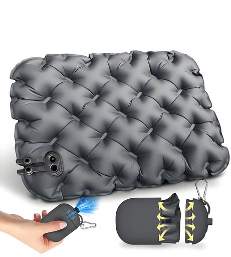 折りたたみマットエアー座布団LOLYYDENSシートエアークッション【2025新しい・収納ケースが空気ポンプ..