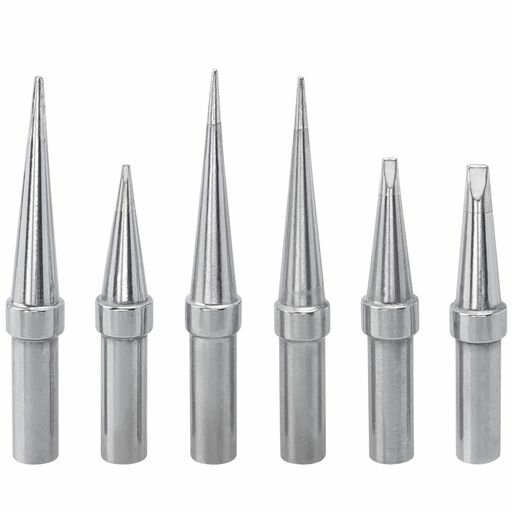 Bestgleはんだごて用コテ先交換用コテ先セット半田コテはんだ付け修理ステーション用6個はんだごてチップ900M用こて先キットごてはんだこてステーションツールETAETBETHETKETOETS(4)