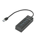 TRKINUSBハブ4ポートUSB3.0USB2.0ハブ30CMケーブル付き薄型USB拡張5GBPS超高速転送ノートパソコンMACBOOKMACPROMACMINIフラッシュメモリSURFACE(2)