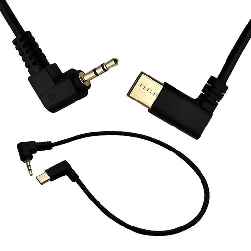USB Type C オス to 2.5mm オスジャック AUX端子 オーディオステレオケーブル 2本入り 車載用30CM L字 タイプC 変換 AUXヘッドホン音声変換ケーブル Type C to 2.5mm 車用オーディオケーブル