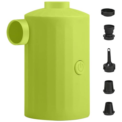 Glvaner電動エアーポンプミニエアーポンプUSB充電式大容量バッテリー5種類のノズル付き携帯式エアーポンプ電動空気入れ空気抜き小型コンパクトキャンプビニールプールお花見アウトドア…