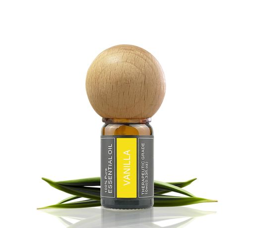 Cywinfowバニラ精油アロマオイル100%天然植物由来バニラエッセンシャルオイル10ml(ディフューザーセット)