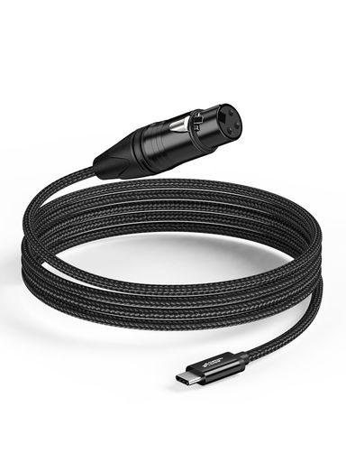 【XLR to 録音変換ケーブル】CableCreation XLR to USB-C専門録音変換ケーブルに関しては、3ピンXLRマイクをスマートフォン、ノートパソコン、タブレットなどのUSB C機器に接続するために設計され、音楽/講演/コンサートを録音することができる。 【幅広い互換性】XLR オーディオ・マイクロフォンto type c 変換ケーブルは、iPhone 15シリーズ、サムスンgalaxy s 8及び新バージョン、MacBook、iPad、iMac等のUSB C Typeデバイスに適用する。Windows Macos iOS Android Linux Unixに適応し、かつ、ドライバが不要でプラグアンドプレイとなっています。 【高品質材料採用】本3 Pin XLRメスからUSB-Cオス変換コードは、高品質16 BIT/44.1 KHZ数モード変換チップセットを採用することにより、細部を失わずに環境音を真に捕捉し、ポリプロピレン繊維編みケーブルコーティングを採用し、より柔軟で強固で、より長い使用時間を確保する。