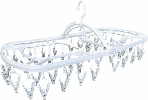 タチカワコーポ洗濯物干しまとめて取り込める角ハンガー44ピンチ引っ張るだけ簡単取り込み部屋干しドア..