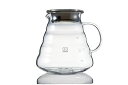 HARIO(ハリオ) V60グラスサーバー800クリア 800ML 2~6杯用 電子レンジ可 XGSR-80-TB