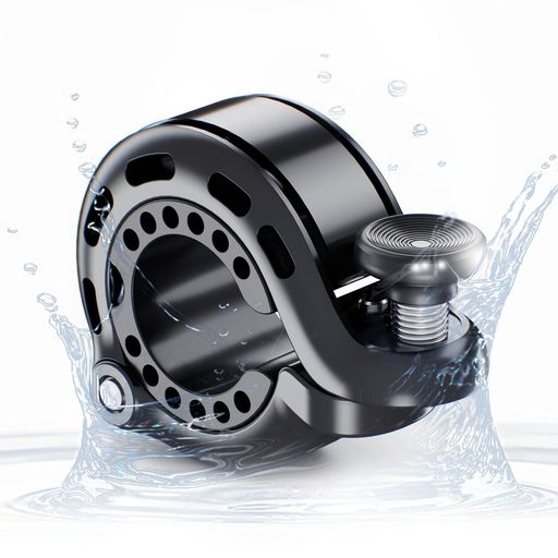 RAVEMENQ1自転車ベルサイクルベルリング型隠れ式軽量大音量爽やかな音色アルミ合金ロードバイク/マウンテンバイク/クロスバイク等に対応ハンドル内径22-31.8mm対応