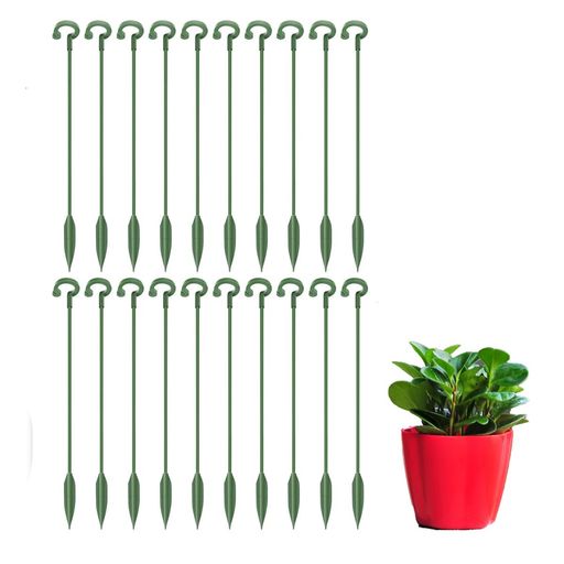 園芸支柱花ささえ観葉植物支柱園芸用品観葉支柱支え棒細い植物支柱花支柱盆栽用植物サポート植物用クリ..