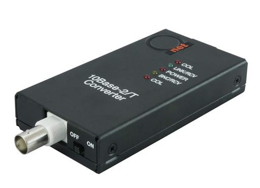 10BaseTRJ45UTPから10Base2Thinnet同軸BNCメディアコンバーター|イーサネットアダプター10Base-T/2 10BaseTRJ45UTPから10Base2Thinnet同軸BNCメディアコンバーター|イーサネットアダプター10Base-T/2