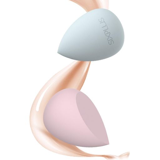 SIXPLUSシックスプラス多機能メイク用スポンジパフ化粧スポンジドロップ型メイクアップスポンジ斜めカット乾湿兼用柔らかいメイク道具ふわふわ化粧パフメイクパフ(ブルー+ピンク) SIXPLUSシックスプラス多機能メイク用スポンジパフ化粧スポンジドロップ型メイクアップスポンジ斜めカット乾湿兼用柔らかいメイク道具ふわふわ化粧パフメイクパフ(ブルー+ピンク)