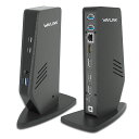 WAVLINKユニバーサルUSB-C/USB3.0ULTRA5Kノートパソコンドッキングステーションデュアル4Kビデオ出力付きWINDOWS/MACOS対応、(2XHDMI、2XDP、3XUSBC、3XUSB(2)