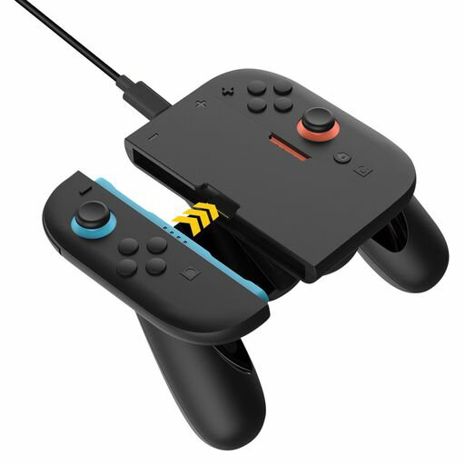 NewzerolSwitch2用Joy-Con2充電グリップ【2025新型】ジョイコン2充電グリップJoy-Con2アクセサリ超軽量装着簡単持ち運びに便利充電指示LEDプレイしながら充電可能Switch2対応充電ドック