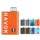 ユーウェルハボックHAVOKRPODSYSTEMKIT950MAH3ML電子タバコVAPEベイプスターターキットニコチンフリー(ORANGE)