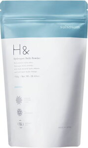 H&アッシュアンド 入浴剤 高濃度水素 炭酸 【全身を温かい気泡が包み込むXギフトX国産X計量スプーン入り】 (無香料)