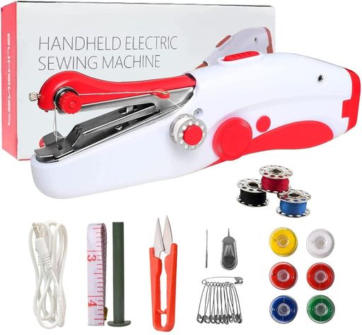 ハンディミシンミニミシン小型ミシンズルすぎるハンドミシン初心者向き電動小型ハンディコンパクトミシ..