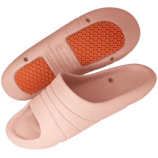 [Kintarila]シャワーサンダルスライドサンダルスリッパメンズレディース洗える風呂ベランダ水場サンダル滑り止め高齢者FH2218(ピンク24.0-24.5cm)