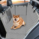 COPPORペット用ドライブシート600D犬車用ペットシート折り畳み式トランクマット後部座席可視メッシュ窓カーシート安全ベルト付き取り付け簡単汚れ防止防水耐摩滑り止め全車種対応135X45X55CM