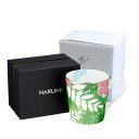 NARUMI(ナルミ)マグカップフローラルパラダイス290CCグリーン花柄華やかかわいいおしゃれカラフルなデザイン結婚祝い母の日プレゼントギフト箱入りラッピング...