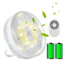 サーキュレーター 壁掛け扇風機 DCモーター 4000MAH USB充電 大風量 キャンプファン 4段階風量調節 キャンプライトサーキュレーター 吊り下げ 壁掛け 扇風機 低騒音 小型 ミニ 扇風機 テント 照明 アウトドア キャンプ コンパクト(2)