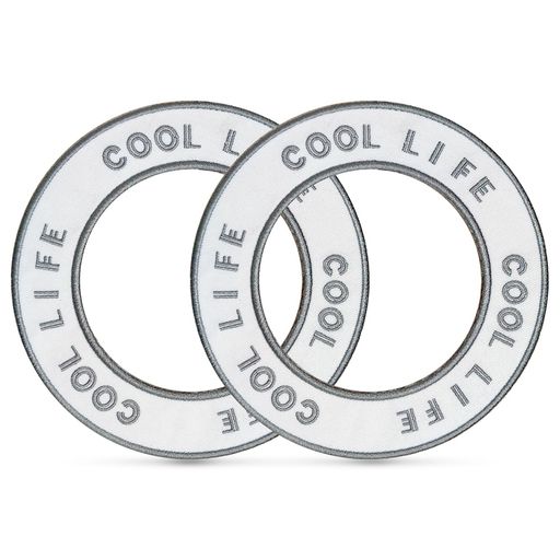 作業服自作キットワッペン2枚セット空調ファン穴加工互換用熱中症対策あらゆる空調ファンを取り付けられる