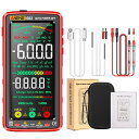 Hosioe6000カウント大型LCDデジタルマルチメータースマートアンチバーン充電式ユニバーサルメーターVAリバーススクリーンNCVテスター電圧電流抵抗容量温度周波数オン/オフダイオード測定…(4)