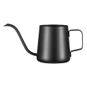 GIANXIジャンシコーヒーポットドリップコーヒーケトル細口直火ステンレス250ML注ぎ口ポータブル吊り下げ式耳ハンド注ぎやすい