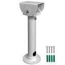 AKNPMHT監視カメラブラケット天井吊下金具Iタイプ全長約20cm/30cm/40cmCCTVセキュリティカメラスタンド監視防犯カ天井取付け金具屋外だけでなく屋内屋外天吊金具伸縮ホルダー(30CM)