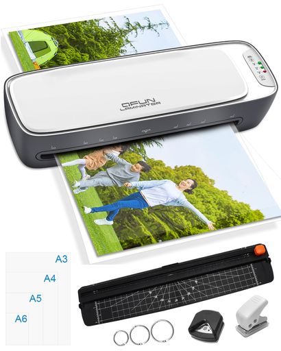 ラミネーターA3【A3対応6IN1】ラミネート機械ラミネート本体A31分間ウォームアップ軽量静か波打ち防止気泡なしラミネートフィルム12枚付き裁断機角取り付属コンパクトABS機能冷/熱モード… ラミネーターA3【A3対応6IN1】ラミネート機械ラミネート本体A31分間ウォームアップ軽量静か波打ち防止気泡なしラミネートフィルム12枚付き裁断機角取り付属コンパクトABS機能冷/熱モード…