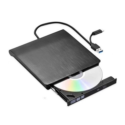 Covifize外付けDVDドライブ読取/書込可CD/DVDドライブUSB3.0&Type-C両接続駆動パソコン光学ドライブ外付けMac/Window対応