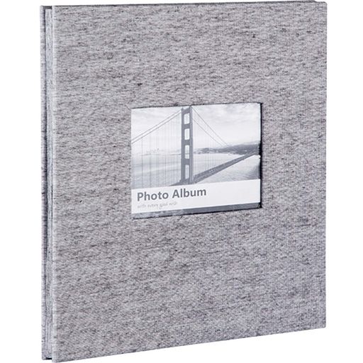 SEKISEIアルバムフリーハーパーハウスミニフリーアルバムフレーム16ページグレーXP-1008