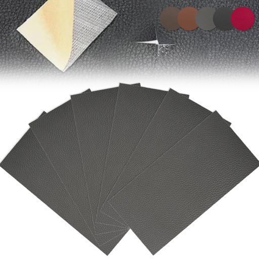 JnTech6枚セット合皮補修シートレザー補修シール合皮補修パッチ合皮補修テープソファPU皮革補修剤自動..