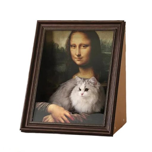 Muadress(ムアドレス)猫ベッド猫ハウス耐荷重7.5KG爪研ぎ油絵風アート猫爪とぎ立体デザイン組み立て簡..