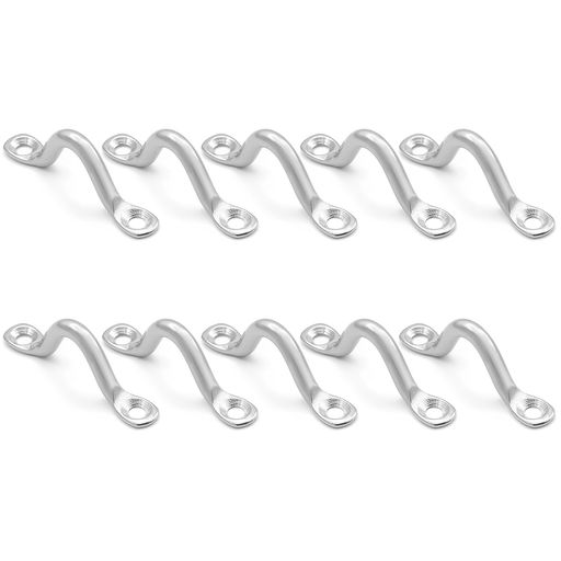 パッドアイプレートステンレス製アイプレート船舶/建築専用金具超薄型隠蔽フック屋外耐候パッドアイ天井吊り下げ/壁面固定両用オーニング・シート・カヤック対応防錆・防汚仕様(10個…