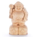 ノーブランド品木彫り仏像開運招福七福神・大黒天商売繁盛・無病息災・福徳・福運・厄除け高さ16cmx巾10cmx奥行7cm