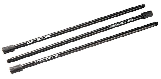 キャンピングムーン(CAMPINGMOON)トライポッドポール焚き火三脚替え脚3本セットMS-028-BK