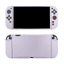 RyoYXLSwitch2対応保護ケース2025モデルJoy-Conカバー分離式3点セットドック対応スイッチ2専用カバーTPU極薄軽量装着簡単耐衝撃Switch2スイッチ2用ケースドッキング可能パープル
