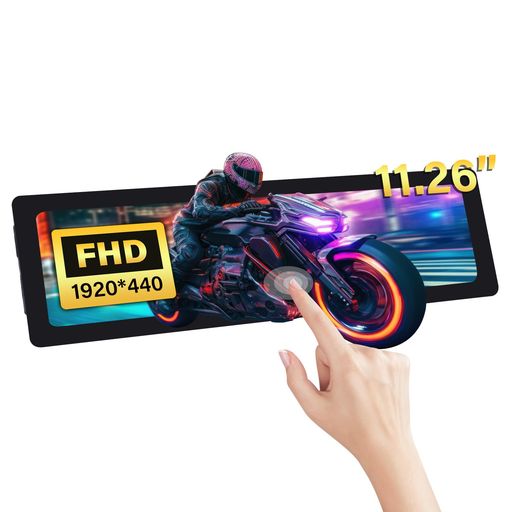 GEEEKPI11.26インチ静電容量式タッチスクリーンLCD1920X440HDMIIPS GEEEKPI11.26インチ静電容量式タッチスクリーンLCD1920X440HDMIIPS