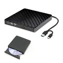 YOWODANACDDVDドライブ外付けUSB3.0TYPE-CWIN/MAC/LINUX対応DVD/CD/VCD読込み&書込み外付け光学ドライブ外付けCDドライブ軽量薄型光学ドライブ静音(2)