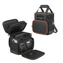 Trunabポータブル電源バッグJackery240ポータブル電源ケースS1滑り止めパッド付きポータブル電源収納バッグ(S(240Wに対応))内寸:23.5*14*21cm