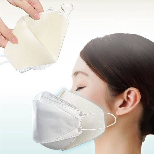 立体不織布マスク用お肌まもりマスクMA-38シルクプロテイン加工のインナーマスク冷感・抗菌・吸水速乾..