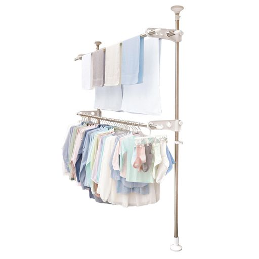 【限定パッケージデザイン】天馬大きな脚形状と吸盤状クッションでしっかり固定できるベランダ突っ張り..