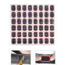 自転車タイヤパッチパンク修理用パッチパンクタイヤ修理48枚セット34x25MM応急用軽量超薄型