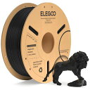 ELEGOOPLAPLUSフィラメント1.75MMPLAプラス3Dプリンター用フィラメント寸法精度+/-0.02MM強靭で高強度ほとんどのFDMプリンターと互換性がある(1KG/SPOOL2.2LBS)黒色