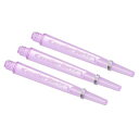 PATIKIL45MMダーツシャフトミディアム2BAスレッドプラスチックダーツステムダーツアクセサリースチールチップ用3個パープル