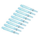 PATIKIL35MMダーツシャフトミディアム2BAスレッドプラスチックダーツステムダーツアクセサリースチールチップ用9個ブルー