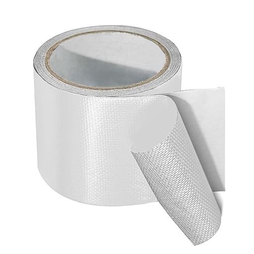 補修テープテント補修超強力アルミとグラスファイバー合成素材オーニングの破れ補修車のカバー修繕テープ表面絶縁のアルミ加固高耐久防水カンバスガラス繊維入りビニール修理粘着テ…