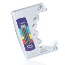Yakamozバッテリーチェッカー電池チェッカー残量測定器家庭用ユニバーサルバッテリー測定器電源不要コインボタン電池単1形単2形単3形単4形9V1.5V乾電池チェッカーデジタルLCD液晶画面