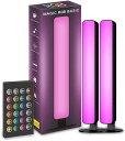 RGBデスクランプゲーミングランプ、RGBアンビエント照明、RGB.リモートのリズムライト、LEDデスクランプ、RGBゲーミングランプ、間接照明DIY調光APP制御マルチモー音楽同期ゲーム、PC、パー…