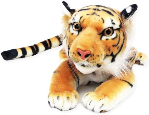 Ansimpleアニマルティッシュカバーぬいぐるみティシュカバーティッシュケースティッシュボックスふわふわ可愛いインテリア(タイガー)